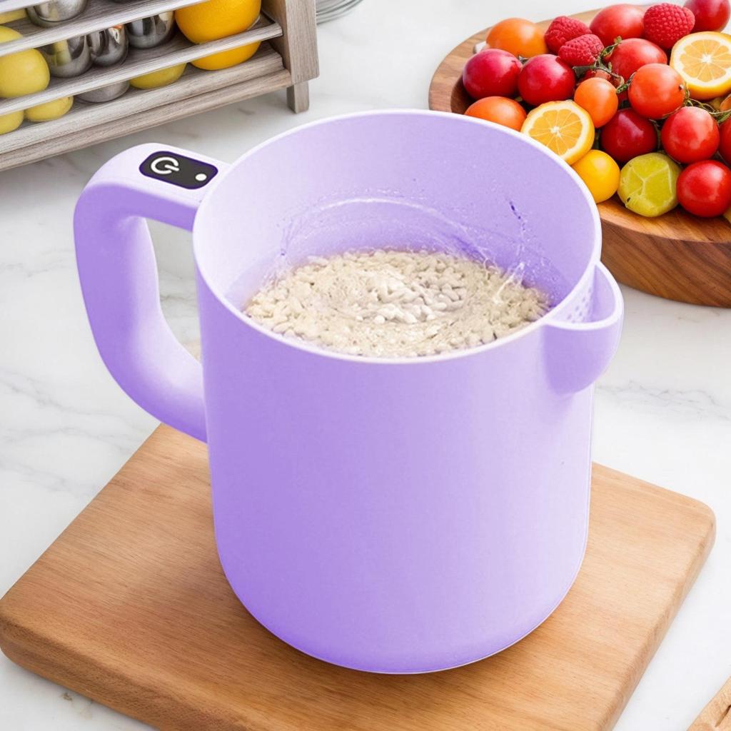 Electric Egg Beater Rechargeable Electric Stirring Mugs Washing Rice Mixer Mug Rotating Magnetic Tumbler Kitchen Gadget For Stir