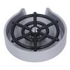 High Pressure Sink Glass Rinser Bar Automatic Cup Washer Kit with ABS Base 80cm Hose Silver