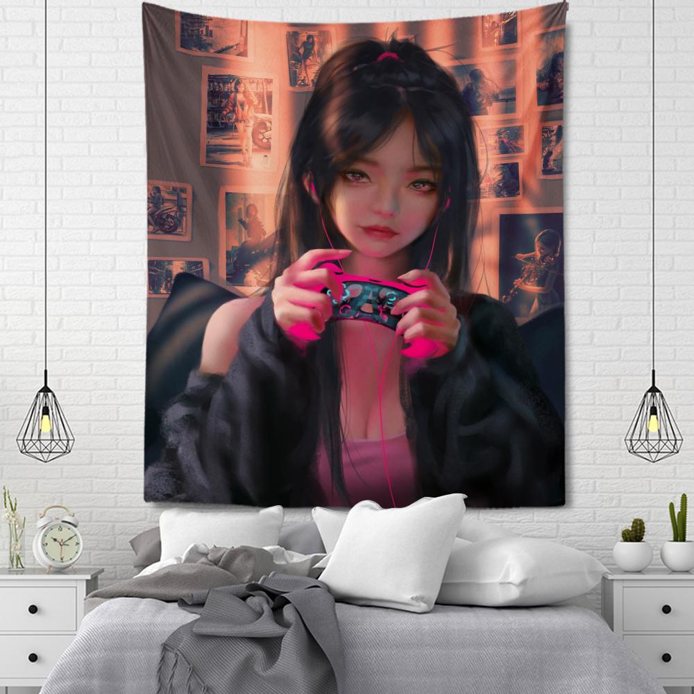 Anime Tapestry Room Decoration Home Decoration Sexy Anime Character Hanging Cloth Wall Decoration Living Room Decoration
