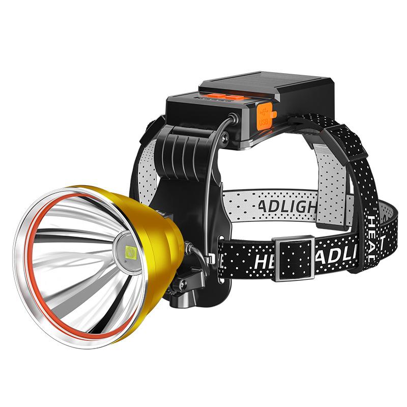 Strong Head-worn Torch Outdoor Searchlight Home Night Fishing USB Rechargeable Strong Light Induction Headlamp