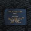Great LOUIS VUITTON Scarf Monogram Classic Black Wool Mens M70520 Used