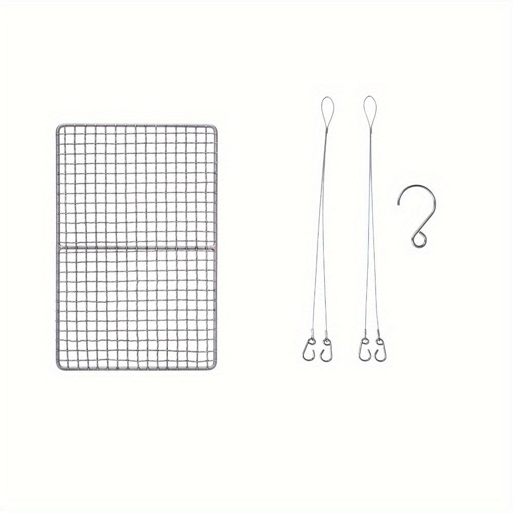 1Pack Barbecue Grill with Hanging Chain Food Charcoal Carbon BBQ Furnace Outdoor Camping Picnic Tableware