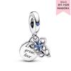 Blooming Flower Double Dangle Charm 792293c01