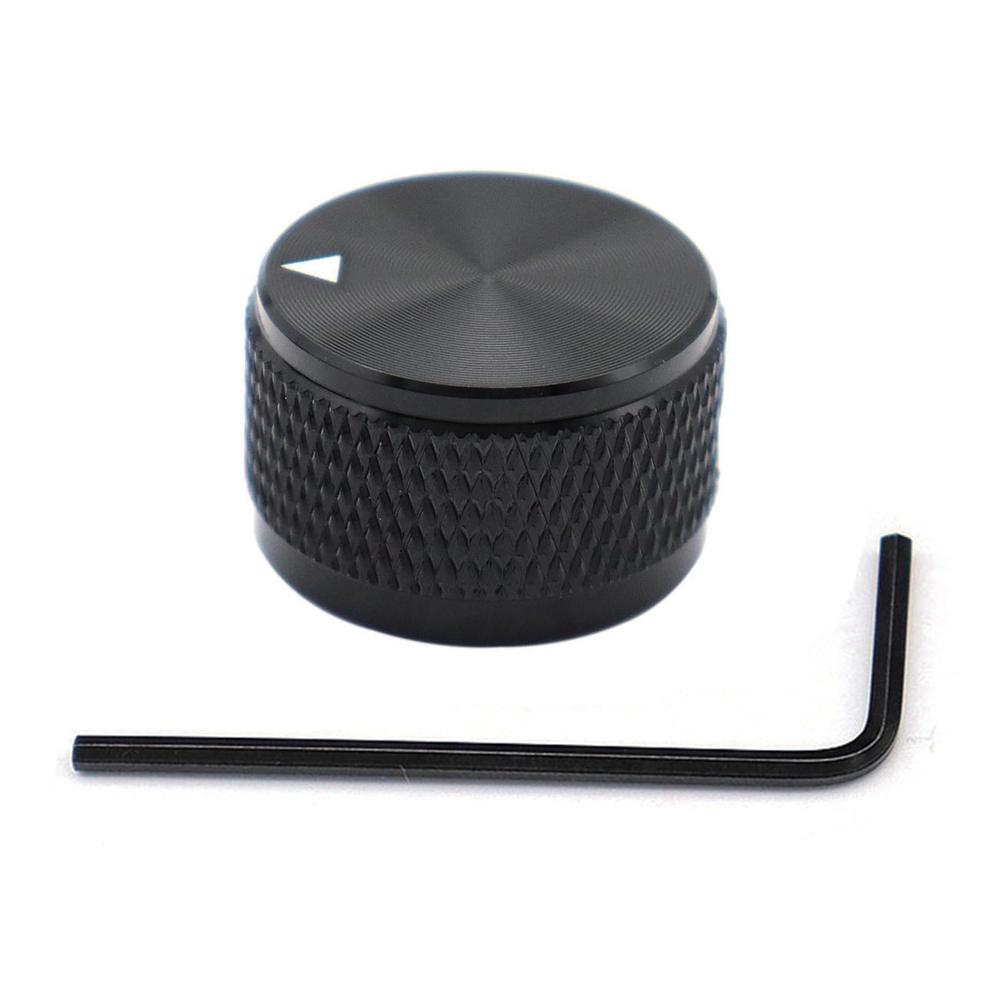 1Pc2Pc Aluminium Guitar Metal Knobs 6Mm Metal Pot Knobs With Indicator And Set Screw For Guitarbassaudio Equipments
