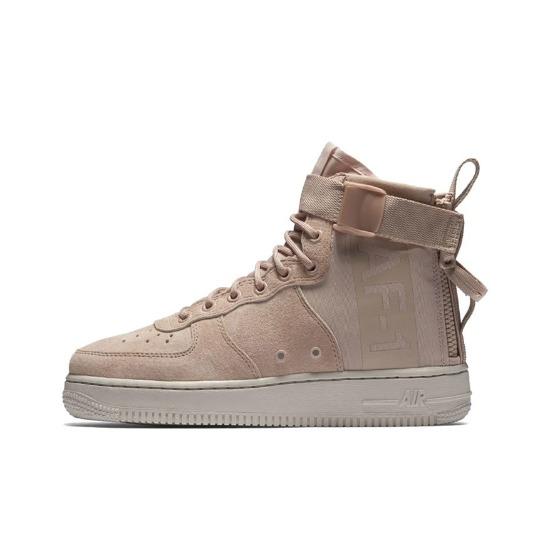 

Nike Women s SF Air Force 1 Mid Particle Beige AA3966-201 EU 36.5 бежевый