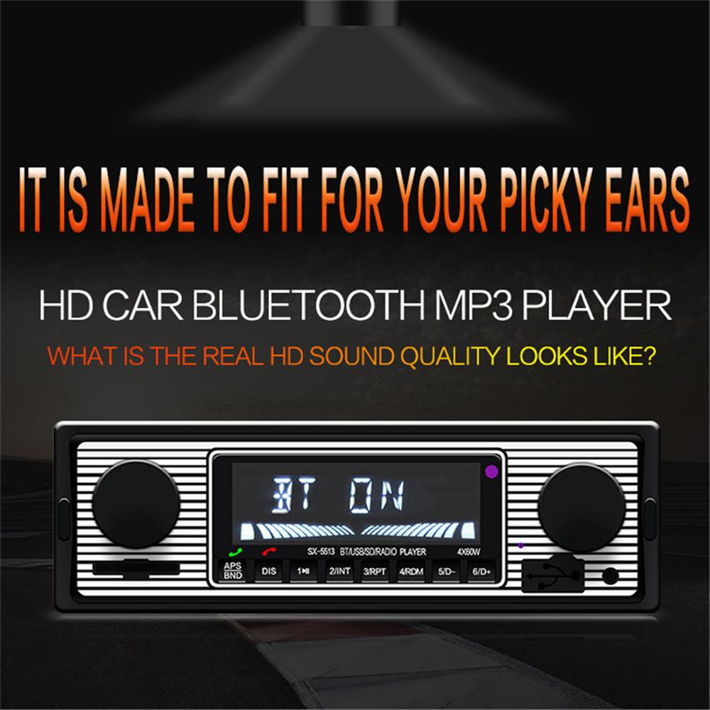 Car Digital FM Stereo Radio Bluetooth MP3 Player Aux USB/S/WMA/MP3/WAV 4-channel