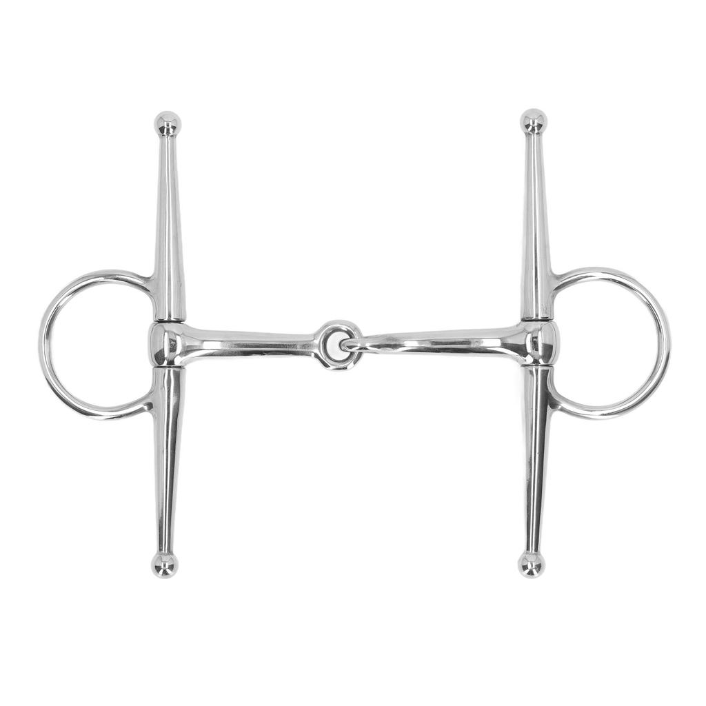 Full Cheek Horse Snaffle Bit Nerezová Ring Farm Joint Bit pro 125mm Horse Mouth