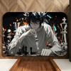 anime D-Death N-Note Floor Mat Soft Flannel Floor Mat  Suitable for Entryways, Living Rooms, Bedrooms, and Bathrooms