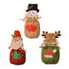 Christmas Candy Bag Reusable Christmas Treat Bag for Goodies Fruits Holiday Gift Storage Bags
