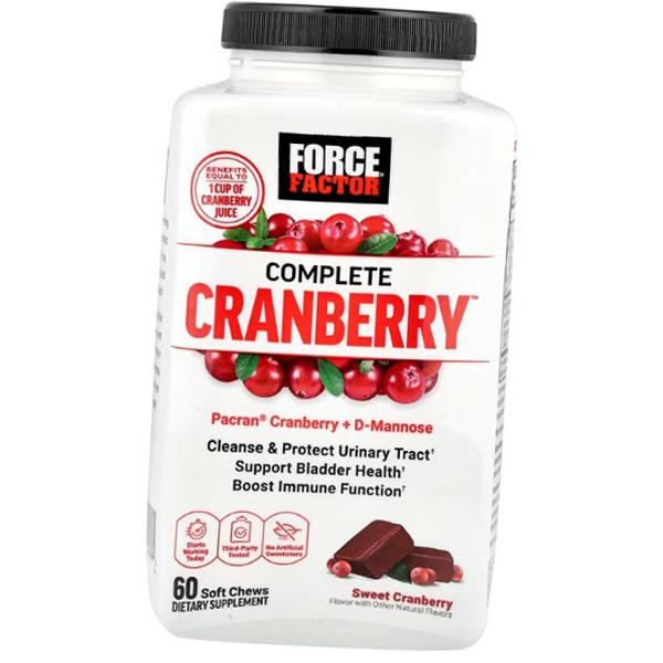Экстракт Клюквы, Complete Cranberry Soft, Force Factor  60гелкапс Клюква (71641011)