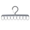 Clip and Drip Hanger Windproof Drying Rack Clothes Hanger with 8 Clips 9 Rings for Socks Cloth Diapers Underwear