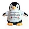Small 15cm 'You're My Penguin' Plush Toy, a Charming Birthday Gift for Her In the UK
