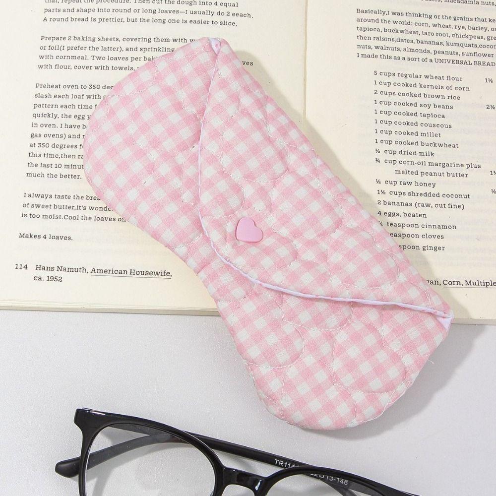 Handmade Fabric Eyewear Storage Bag Anti-Scratch Lipstick Pouch Portable Makeup Brush Bag  Girl