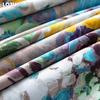 1PC LOZUJOJU 70-80% Blackout Countryside Style Oil Colored Floral Print High-quality Blackout Curtains for Bedroom Living Room Window for Home Decor