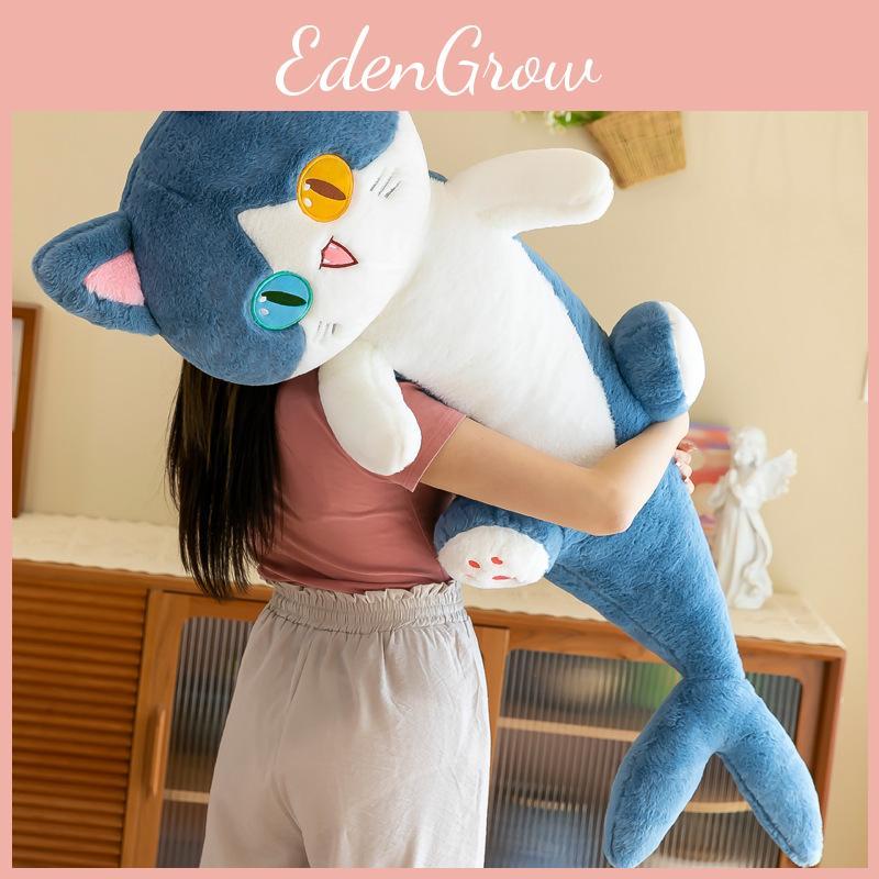 Shark Cat Creative Plush Toy Unique Eyed Catfish Stuffed Animal For Sleep Support