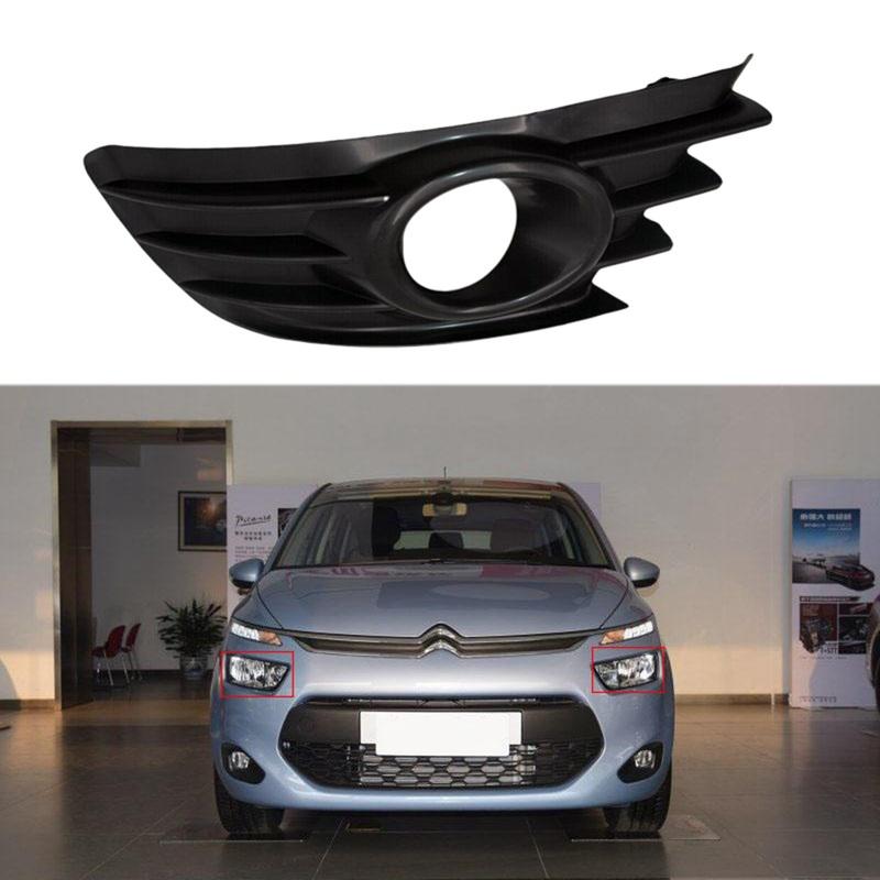 M63K-Car Fog Light Grille Cover Fog Lamp Frame For Citroen C4 2004-2008
