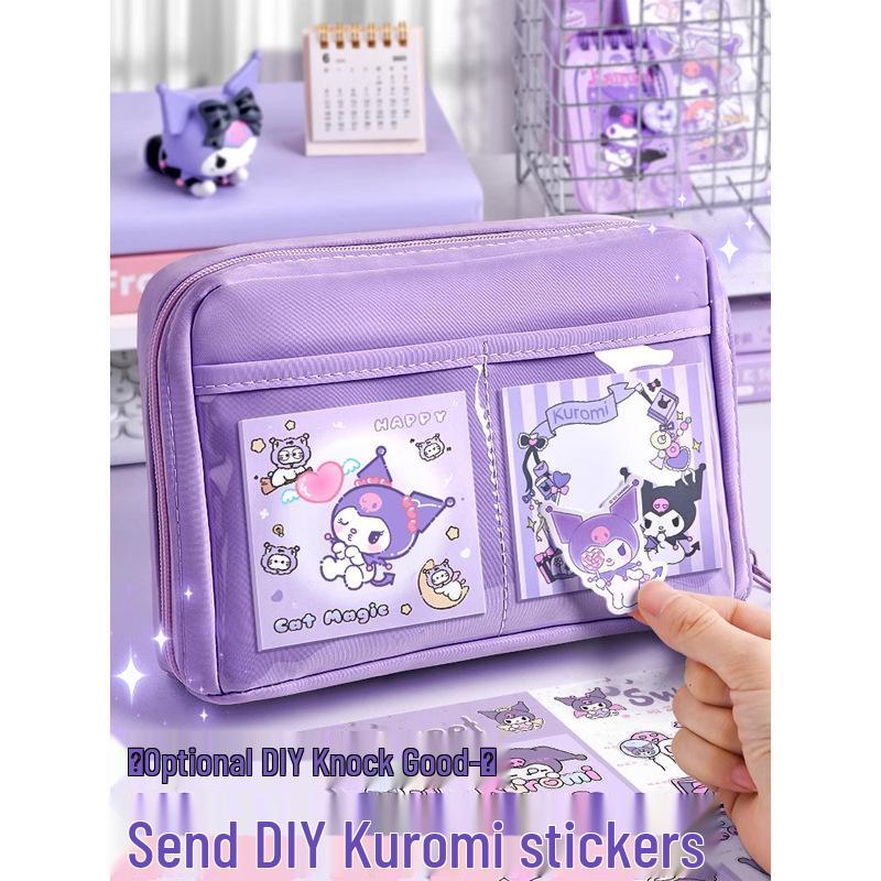2026 Girls' Pencil Case: Stylish, High-Capacity Stationery Box Set for Primary & Junior High Students