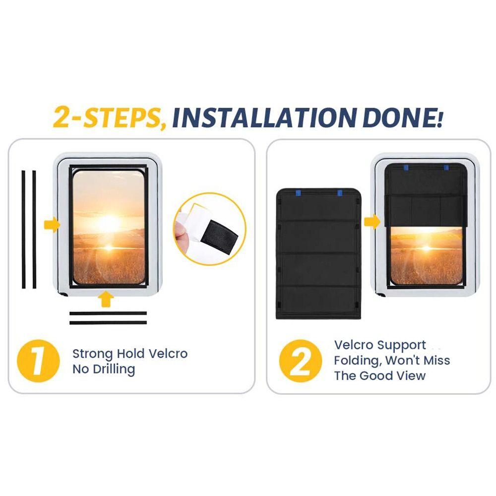 Waterproof Skylight Sunshade Reflective Blackout Interior Sun Protector RV Skylight Shade  Outdoor