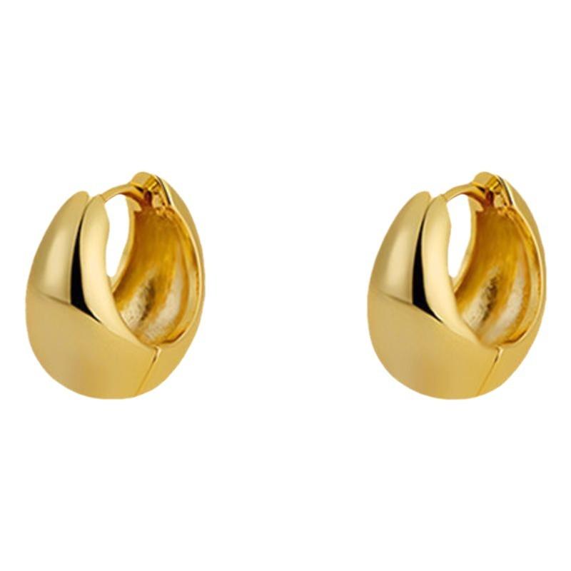 Vintage Light Luxury Drop Ear Buckle Women's Niche High-end Minimalist Personality Elegant Classic Accessories Daily Fashion Jewelry