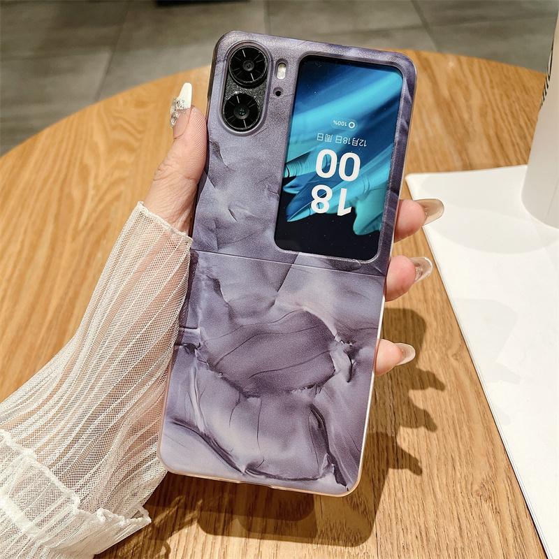 Rococo Series For Oppo Find N2 Flip 5G Protective Case Hard PC Folding Phone Cover