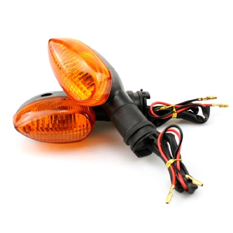 

12V Universal Motorcycle Turn Signal Light Rainproof Construction Effortless Setups For Most Model Motorcycle yellow