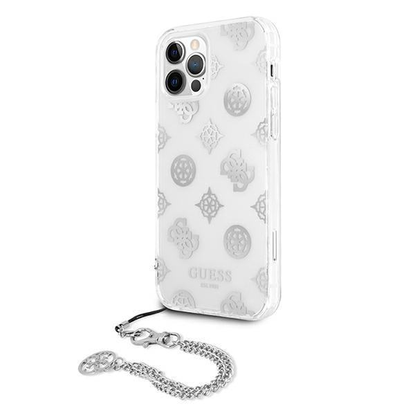 Guess Guhcp12Lkspesi Iphone 12 Pro Max6,7 Srebrny/Silver Hardcase Peony Chain Collection