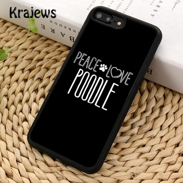 

Чехол для телефона Krajews Poodles с рисунком девчачьего милого стиля для iPhone 14 5S 6S 7 8 plus X XR XS 11 12 13 pro max Samsung S21 S22 ultra Samsung S22ultra