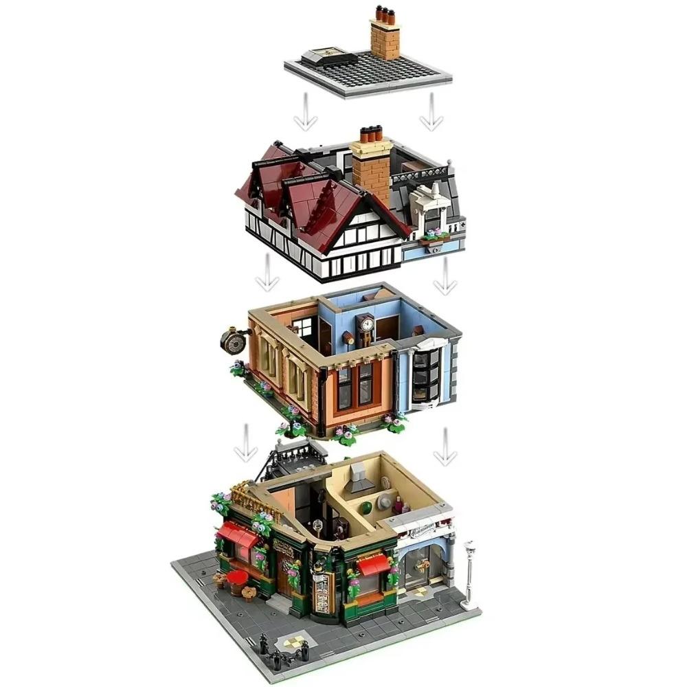 Creative Street Corner Modular Building Blocks Creative Experts In the Field of Architecture Street View Brick Toys Children Adu