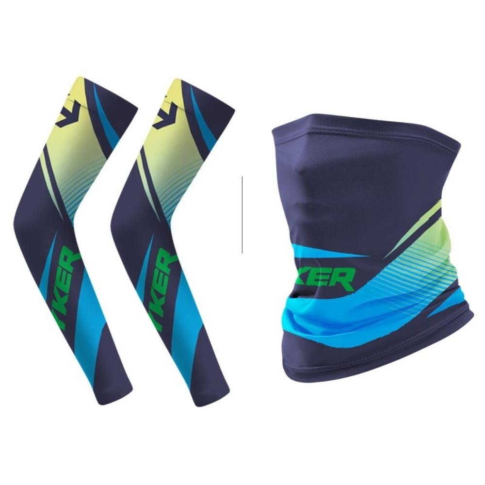 

Elastic Cycling Arm Sleeve Ice Silk Sports Arm Sleeve Fashion Sun Protection Face Cover Summer 03