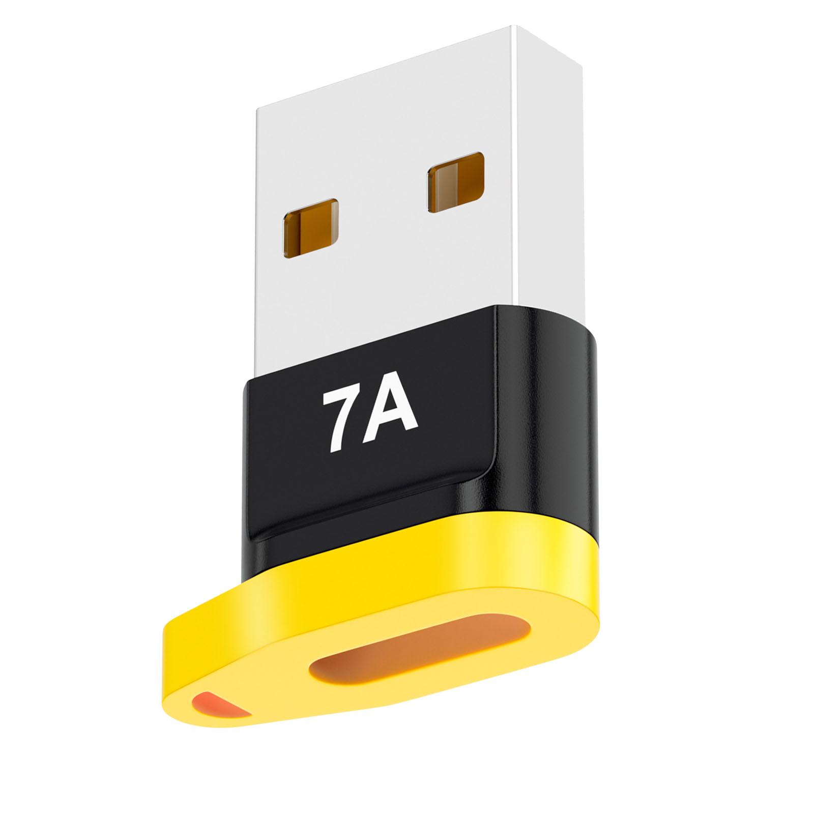 

Адаптер USB-USB C, переходник Type C Female-USB A Male для Apple Watch, iPhone, iPad, смарт-устройств и смартфонов чёрный