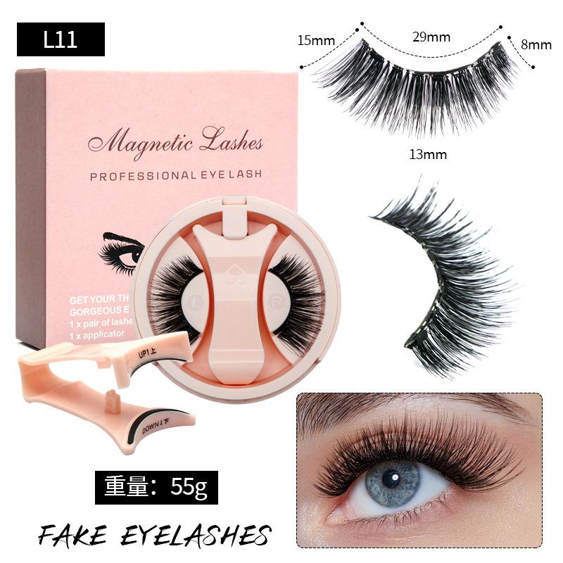 Hot Quantum Magnetic Eyelash Curler Little Devil Magnetic False Eyelashes 6D Magnet Eyelashes Magnetic False Eyelashes for Women