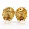 CHANEL COCO Mark Earring vintage Plated Gold 16.0g Women Used