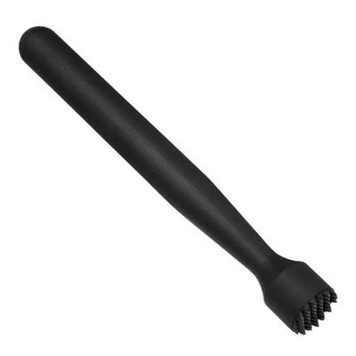 Caipirinha Muddler - Black Plastic with Serrated End (20cm)