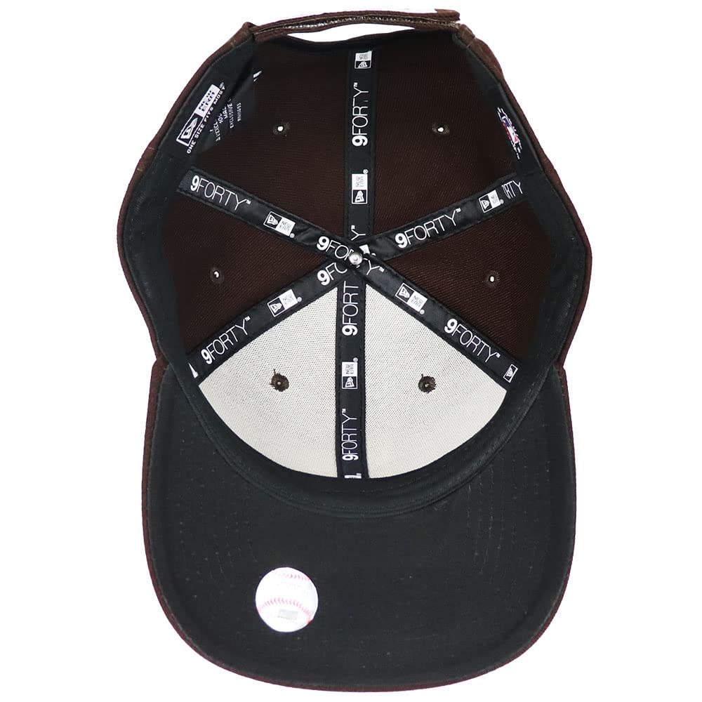 NewEra Cap 9FORTY Hat MLB Major League Baseball Cap Unisex Logo Brand Padres Brown X Yellow Brown [New Era] Men's Women's [Item]