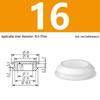 High-Temp Resistant Silicone Rubber Stopper with Card Slot Sealing Cap
