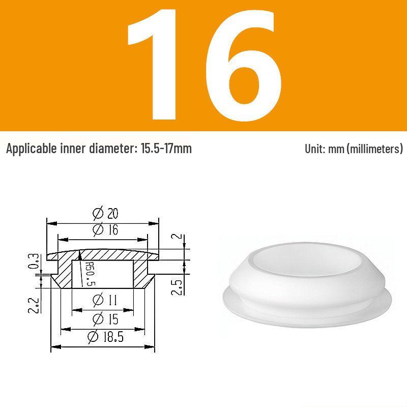 High-Temp Resistant Silicone Rubber Stopper with Card Slot Sealing Cap