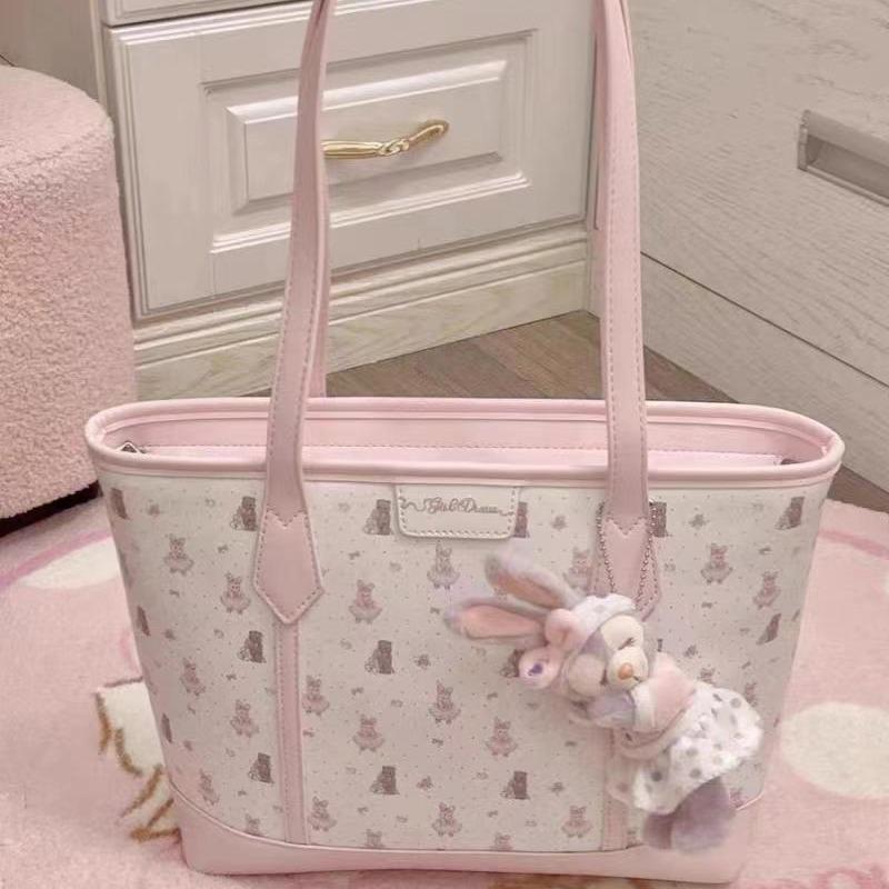 Niche Girl 2023 High-End Print Tote: Sweet, Versatile, Large Capacity Shoulder Bag