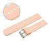 Silicone Strap Pacific 18 Mm U27 Pink Silver Buckle