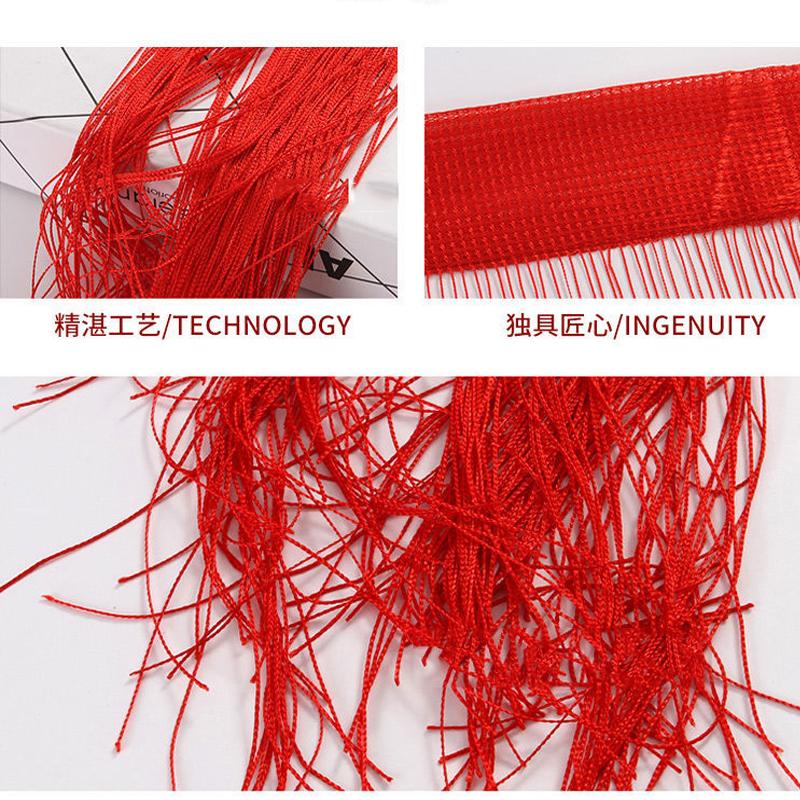 Encrypted Tassel Straight Curtain Partition Door Curtain Living Room Bedroom Curtain Wedding DIY Home Decoration 100x200CM