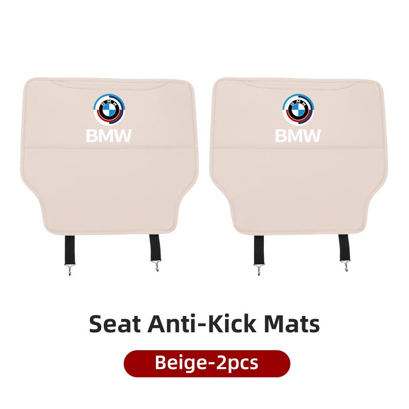 BAGD7 Car Sticker Car Anti-kick Pad Auto Seat Back Organizer Storage Bag For BMW 1 2 3 5 7 Series X1X2X3X4X5X6 G20 G30 G11 G12