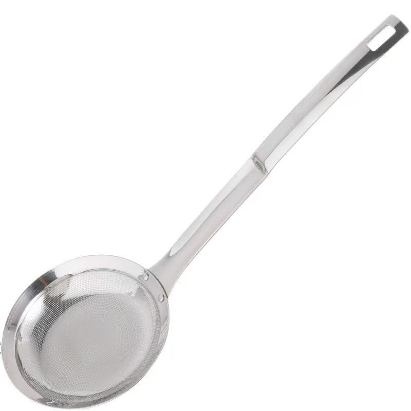 Edelstahl-Schaumlöffel mit Netzsieb für die Küche und den Hot Pot