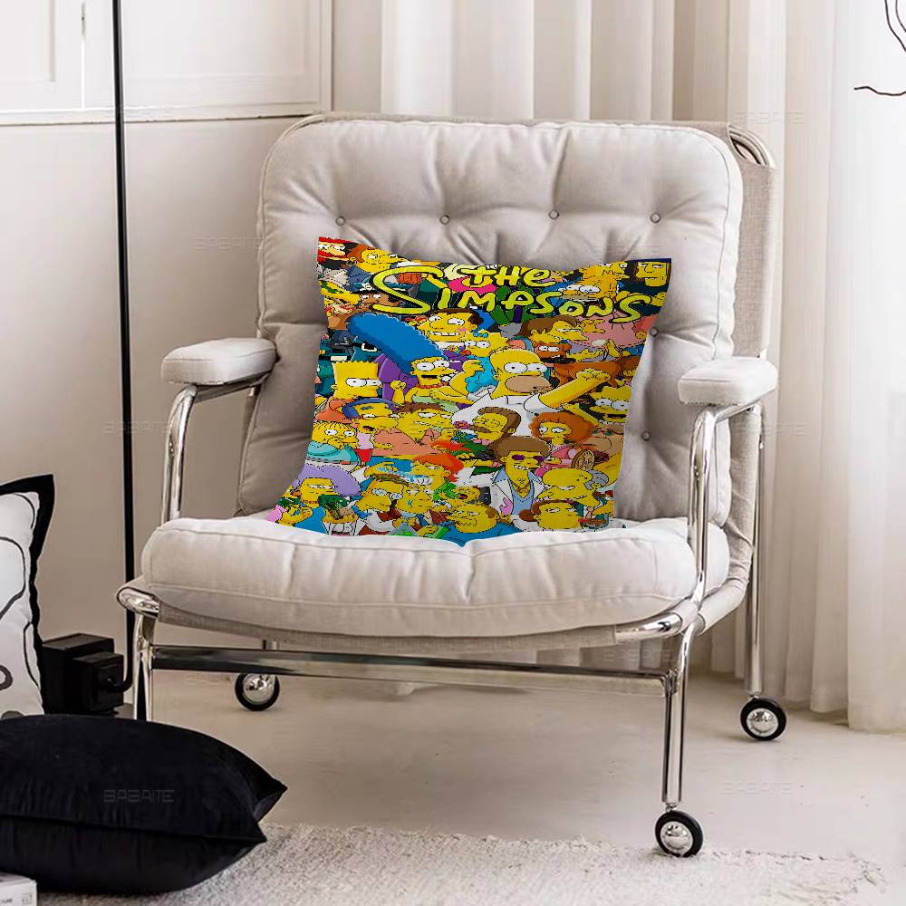 Cartoon T-The Cool S-Simpsons Pillowcases Home Bedding Decorative Pillow Cover Wedding Super Soft Pillow Case