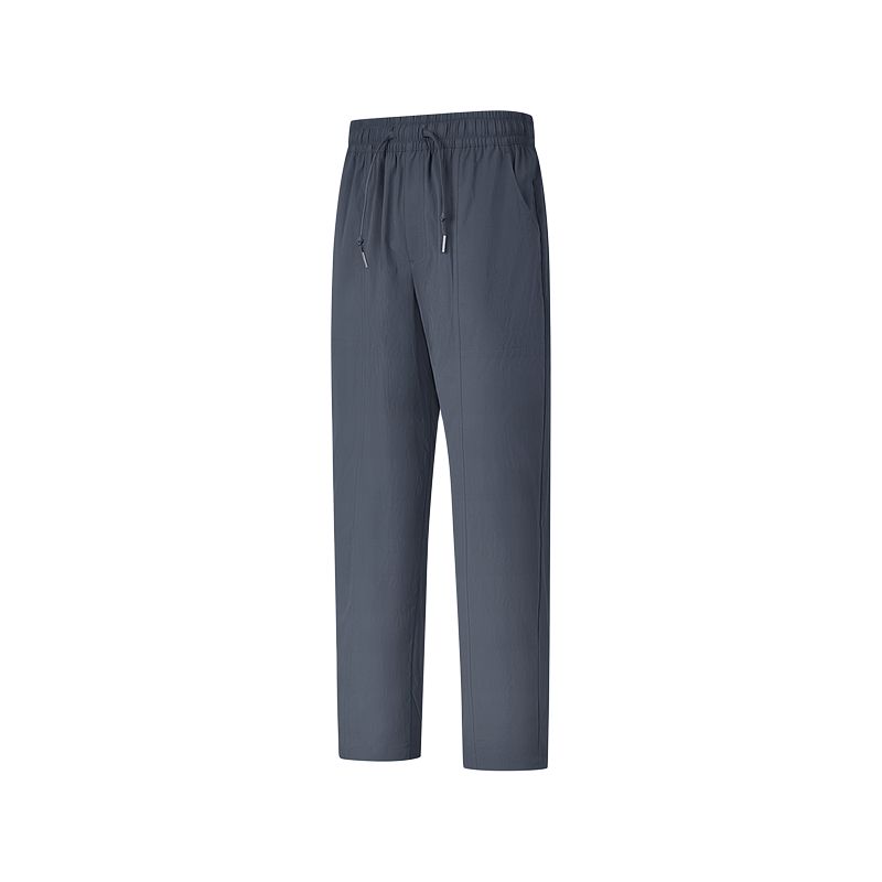 Skechers Quick-Dry Loose Fit Drawstring Straight Leg Casual Pants Women bottoms Odyssey-Gray P225W291-026R S