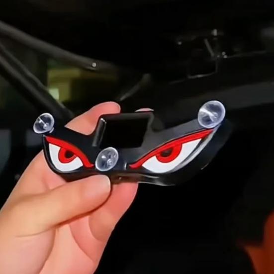 Devil Eyes Car Light Solar Powered LED Dynamic Windshield Ambient Lamp USB-C Rechargeable Vehicle Light with Vibration And Light Sensor Multiple