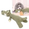Lying Wolf Outline Plush Dog Chew Toy Thick Plush Fabric Wolf Shaped Dog Toy Small Medium Canines