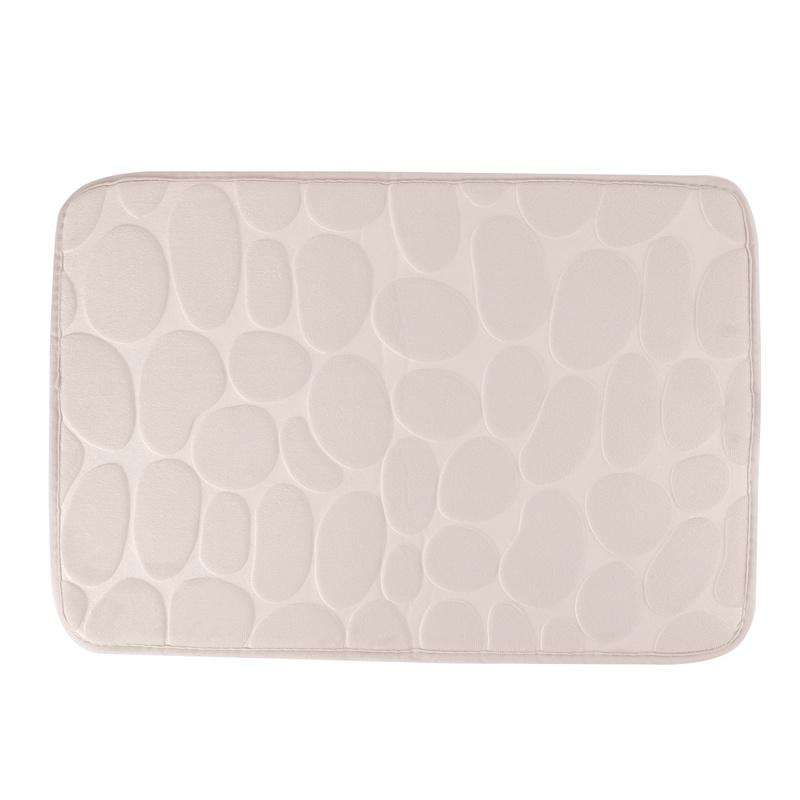 Household Non-Slip Solid Color Floor Mat Bathroom Water-Absorbent Living Room Kitchen Entrance Door Carpet