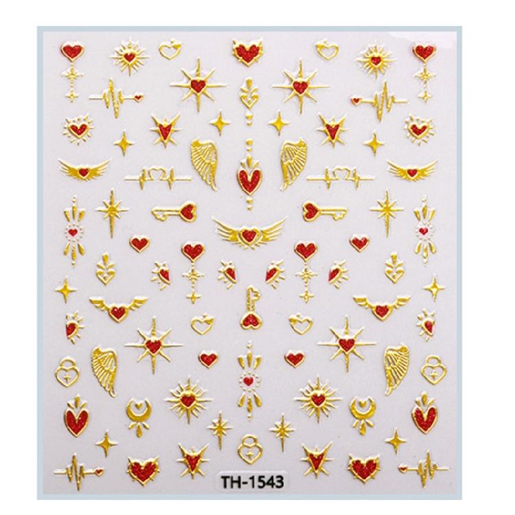 1 Sheet Spring Festival Nail Art Stickers for Women and Girls Traditional Chinese Designs Spring Festival Nail Decals