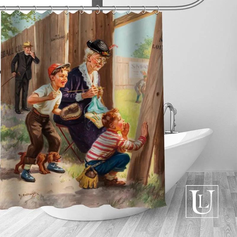 

Big New Custom Pin-Up Girl Shower Curtain With Hooks Bathroom Waterproof Polyester Fabric Diy Your Shower Curtain W60H190(CM)-1 Pcs