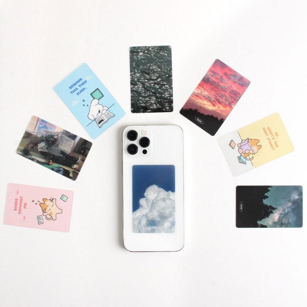 Ricos Translucent Photocard Bookmark 4-Piece Set, Sky, 1 Set