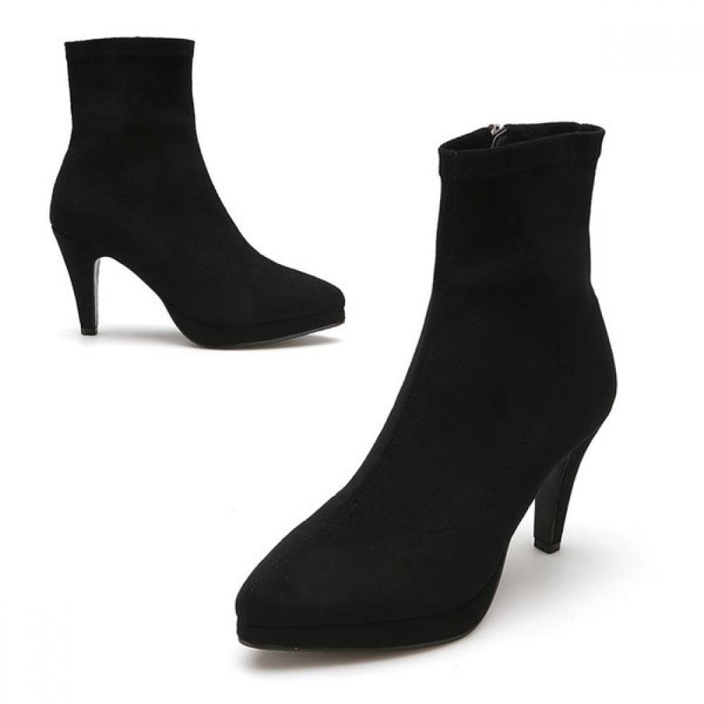 

Misope Women Ankle Boots 8cm 1color 012246701 blacks/225